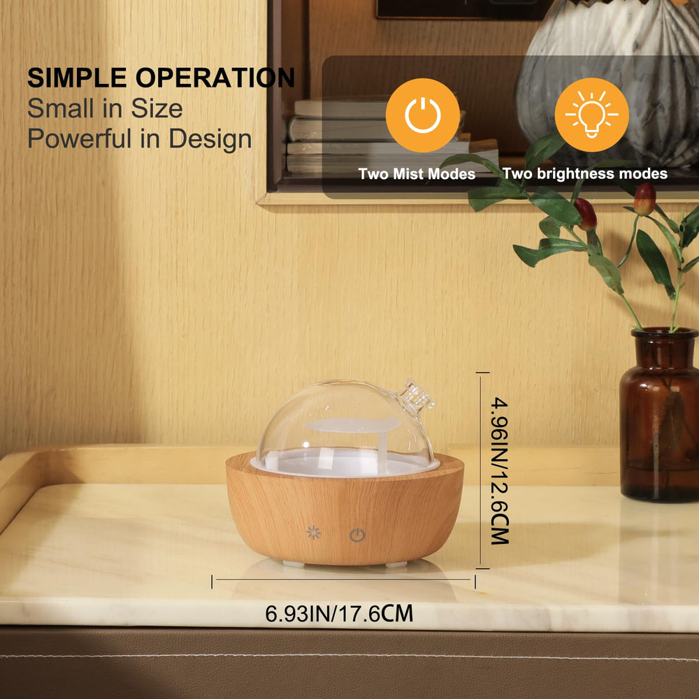 Kakoda diffuser operates quietly, creating a peaceful environment.