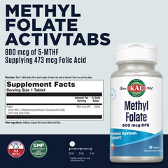 KAL 5-MTHF ActivTab, tabletas de acción rápida.