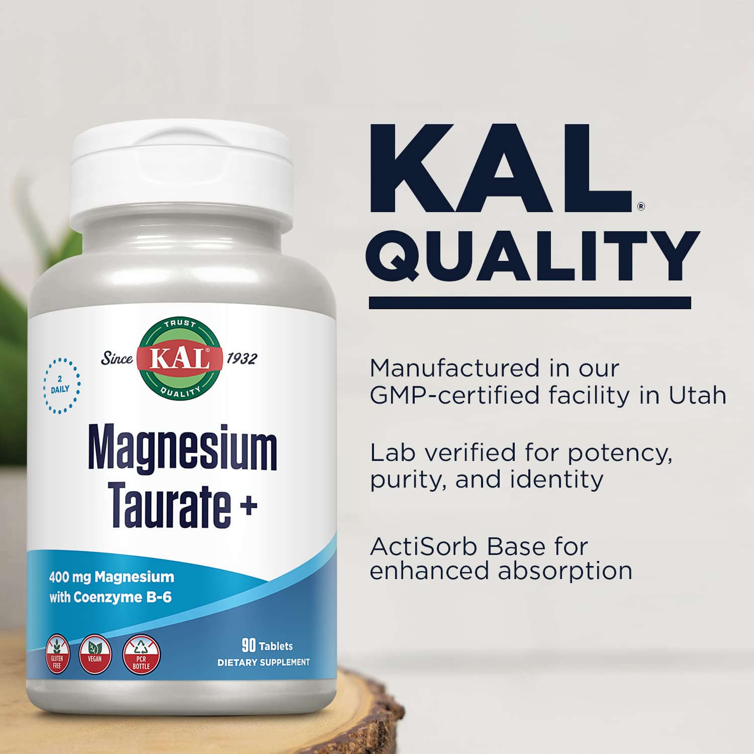 KAL Actisorb absorption blend icon on packaging.