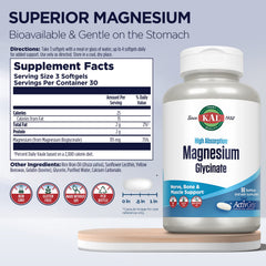 Close-up of KAL ActivGels softgels showing smooth texture for easy swallowing.