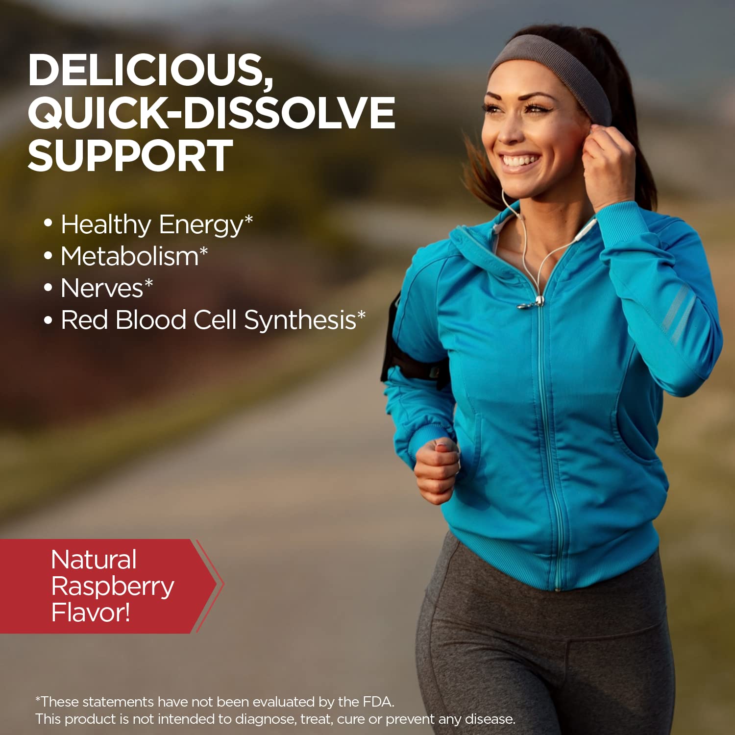 KAL vegetarian formula with active methylcobalamin offers a clean daily boost.