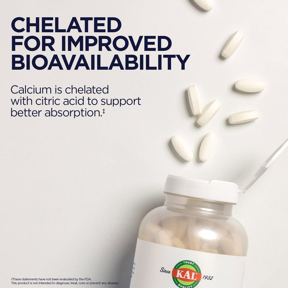 KAL Calcium Citrate lab-tested Utah facility badge ensures quality