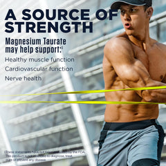 KAL Magnesium Taurate Plus with CoEnzyme B6 supports nervous system health