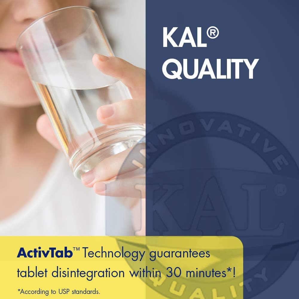 KAL DHEA vegetarian tablets packaging communicates vegetarian-friendly choice.