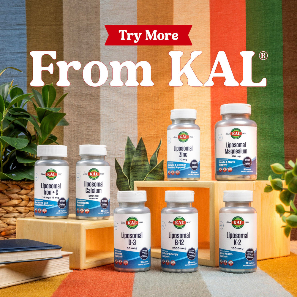Kal Liposomal Multivitamin daily use scene shows easy routine for adults