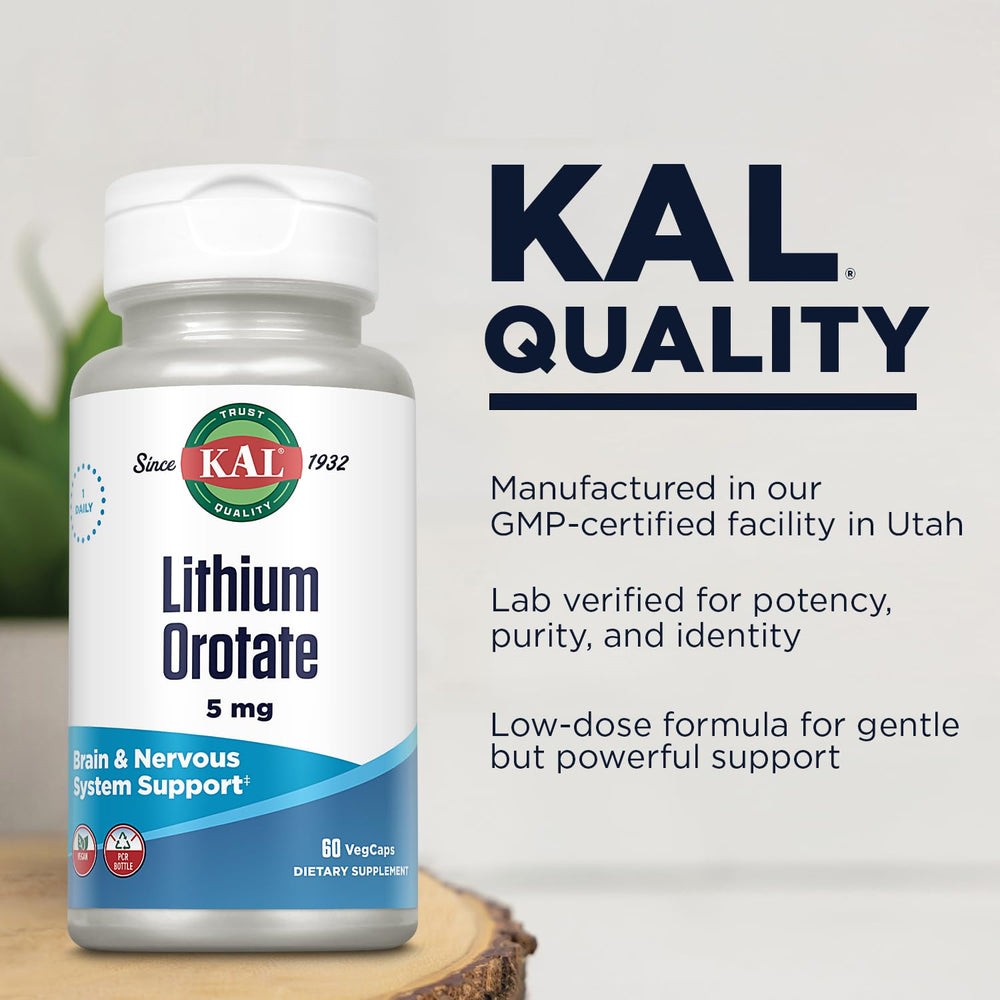 Pouring KAL capsules illustrates easy daily dosage