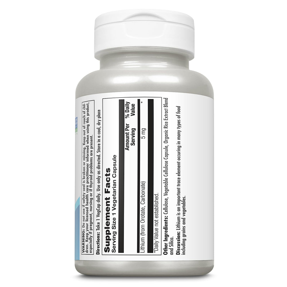 KAL Lithium Ootate 5mg capsules ready for daily use in a simple routine.