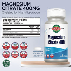 KAL Magnesium Citrate ActivTabs in action for rapid absorption