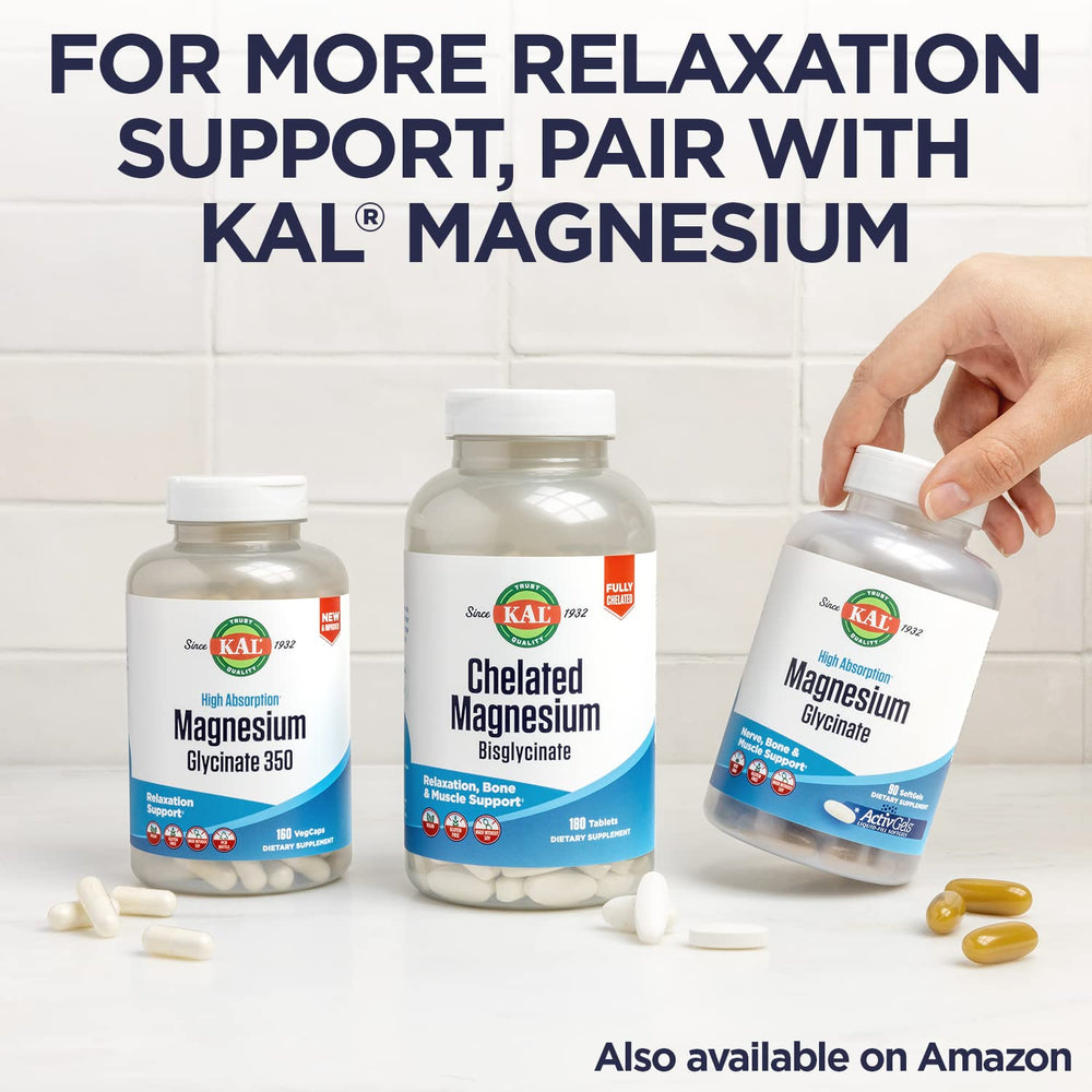 KAL Melatonina 3 mg para relajacion suave antes de dormir
