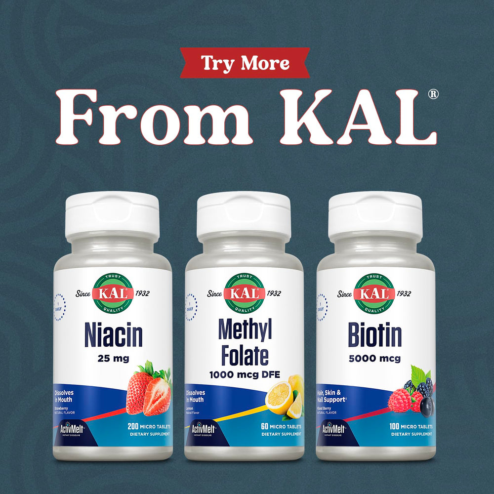 KAL Methyl Folate morning ritual scene promoting easy daily use