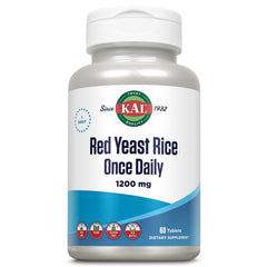 KAL Once Daily Red Yeast Rice bottle for a simple daily wellness routine.