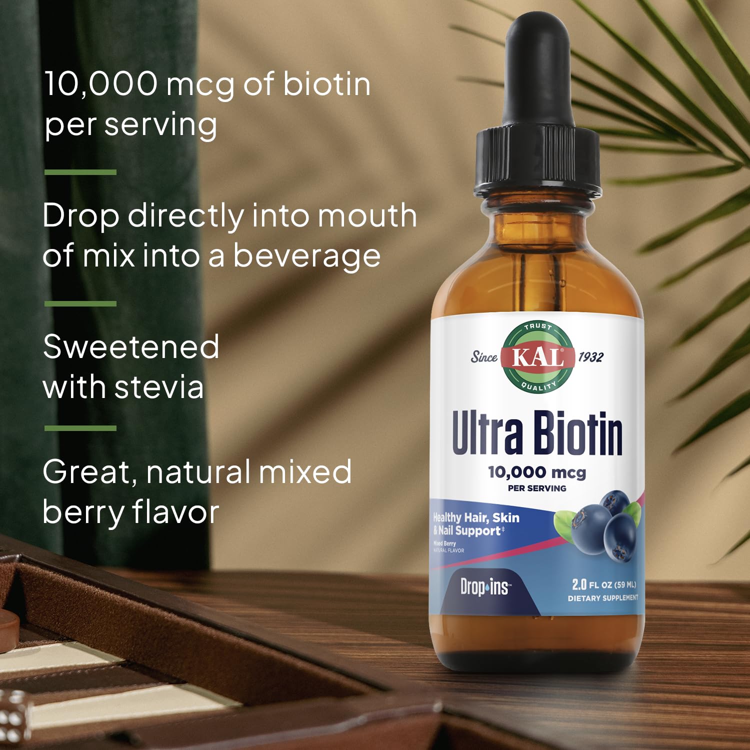 KAL Ultra Biotin eco packaging with PCR bottle.