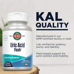 KAL Uric Acid Flush tart cherry blend – antioxidant-rich Cherry Guard support.