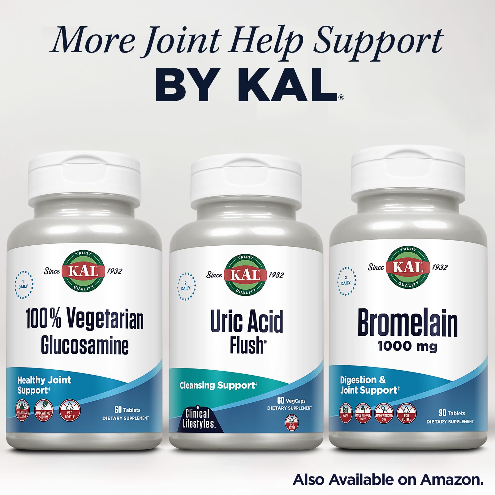 KAL Uric Acid Flush lab verification label – potency and purity assurance.