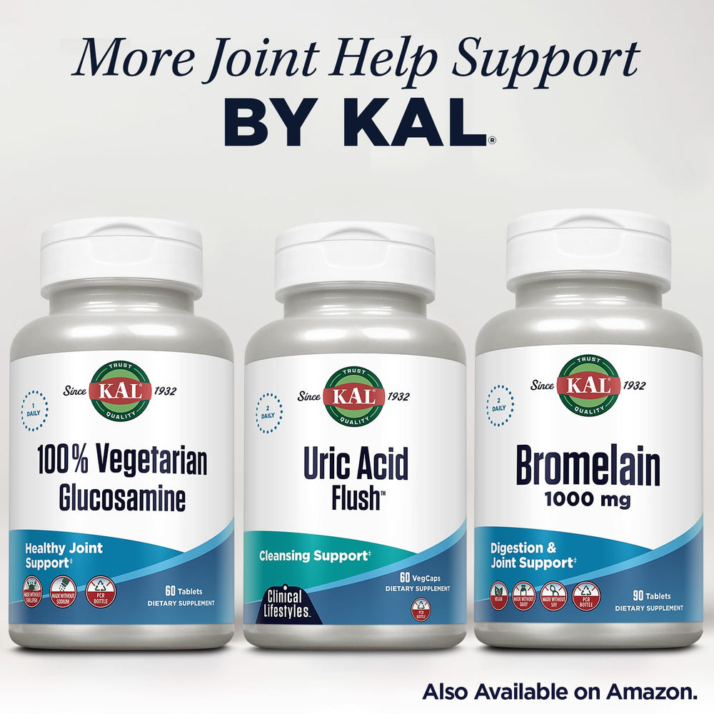 KAL Uric Acid Flush lab verification label – potency and purity assurance.