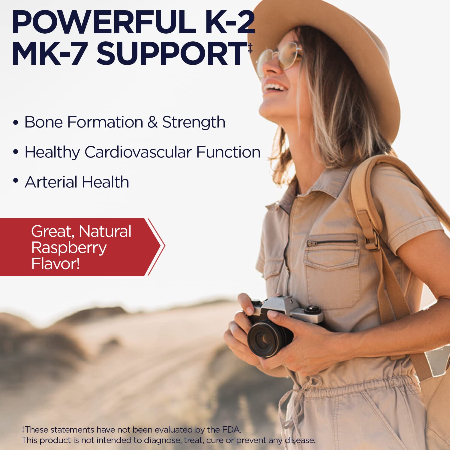 KAL Vitamin K2 MK7 dissolving micro tablets show quick absorption benefits.