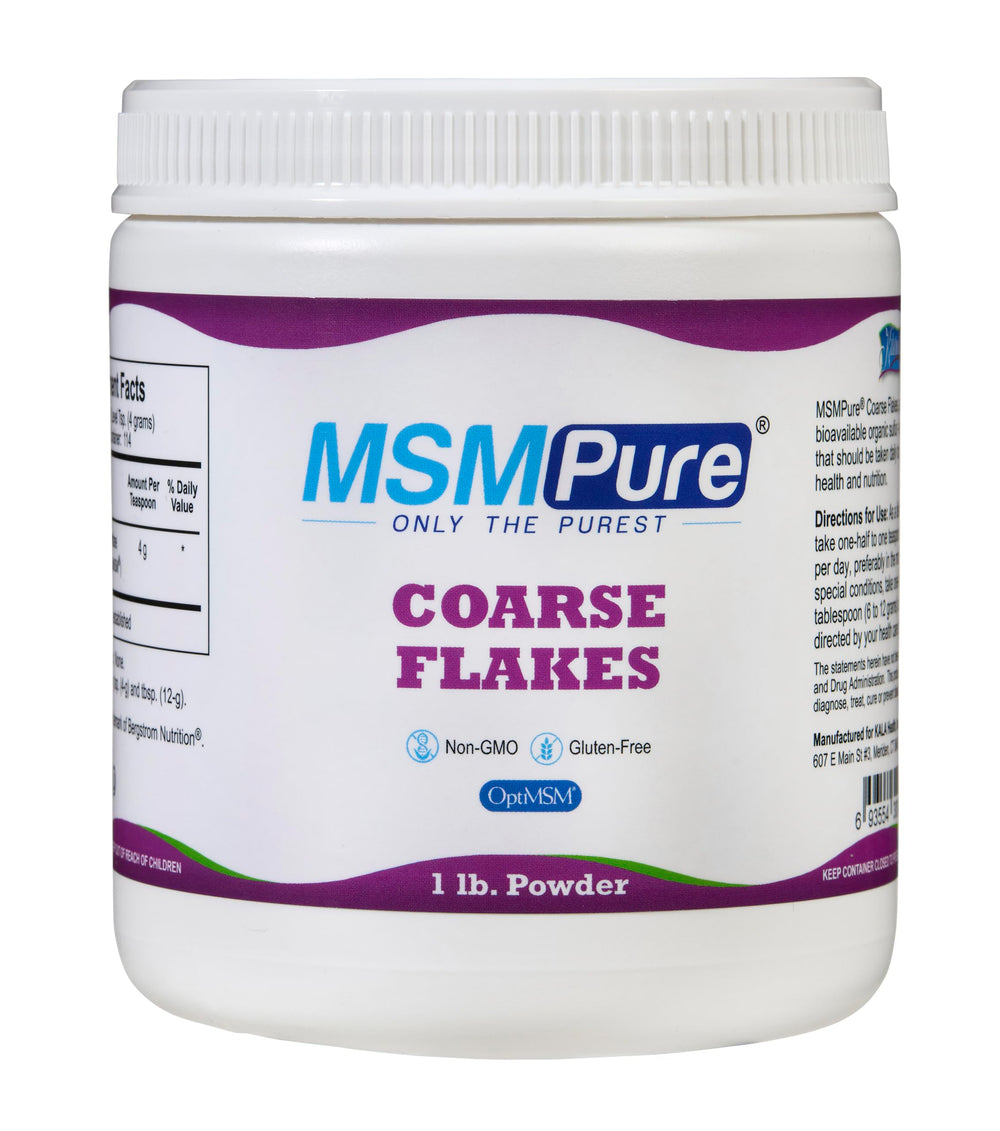 Kala Health MSMPure bottle front showing premium MSM for joint comfort potential