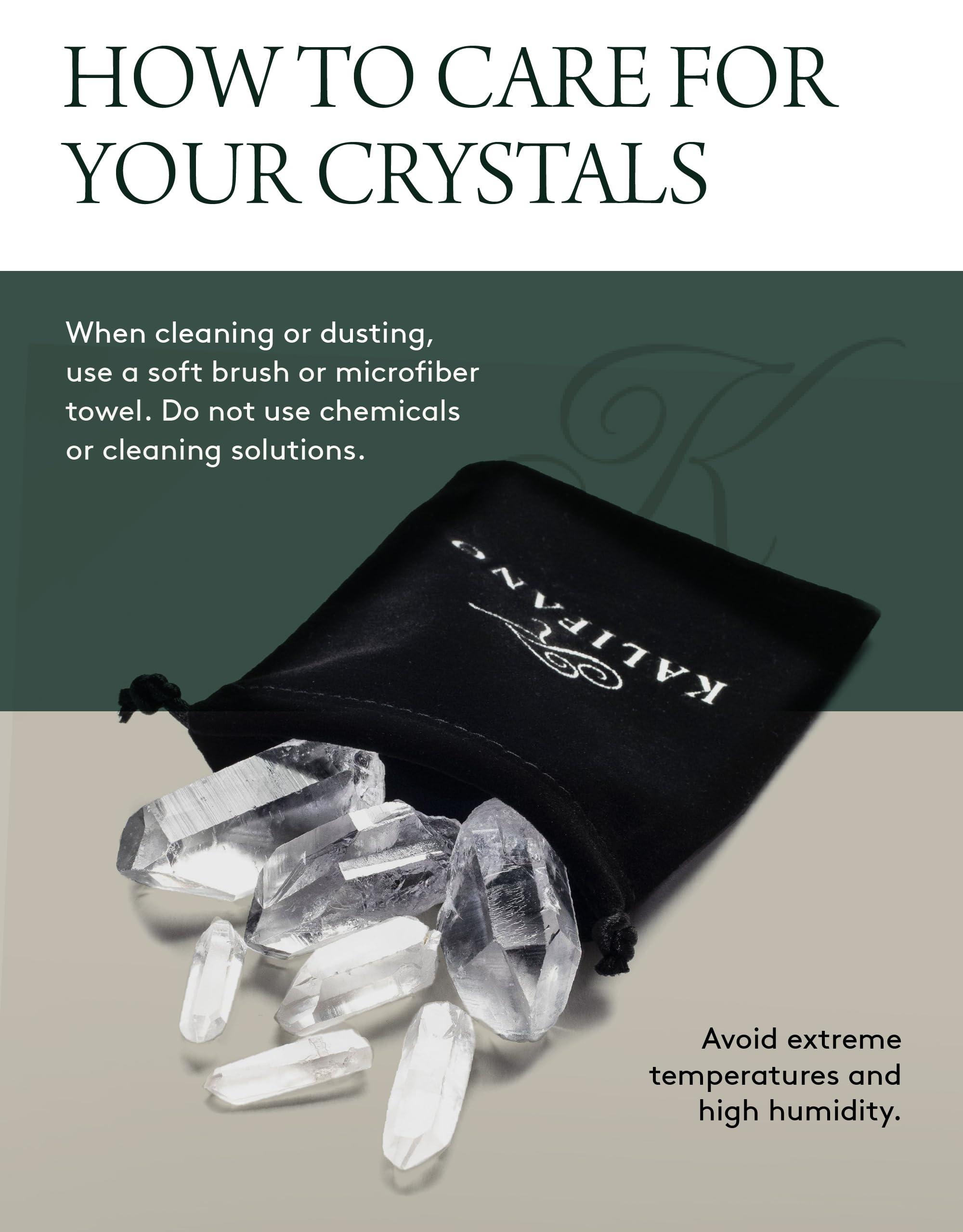 Kalifano bulk quartz points ready for displays, grids, or craft projects