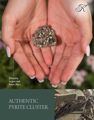 Kalifano pyrite formation from Peru shows natural color variation for collection.