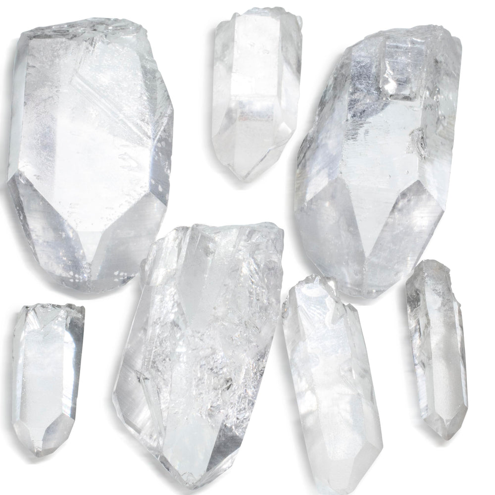 Kalifano quartz points bundle with 500+ carats for crystal collection and energy work