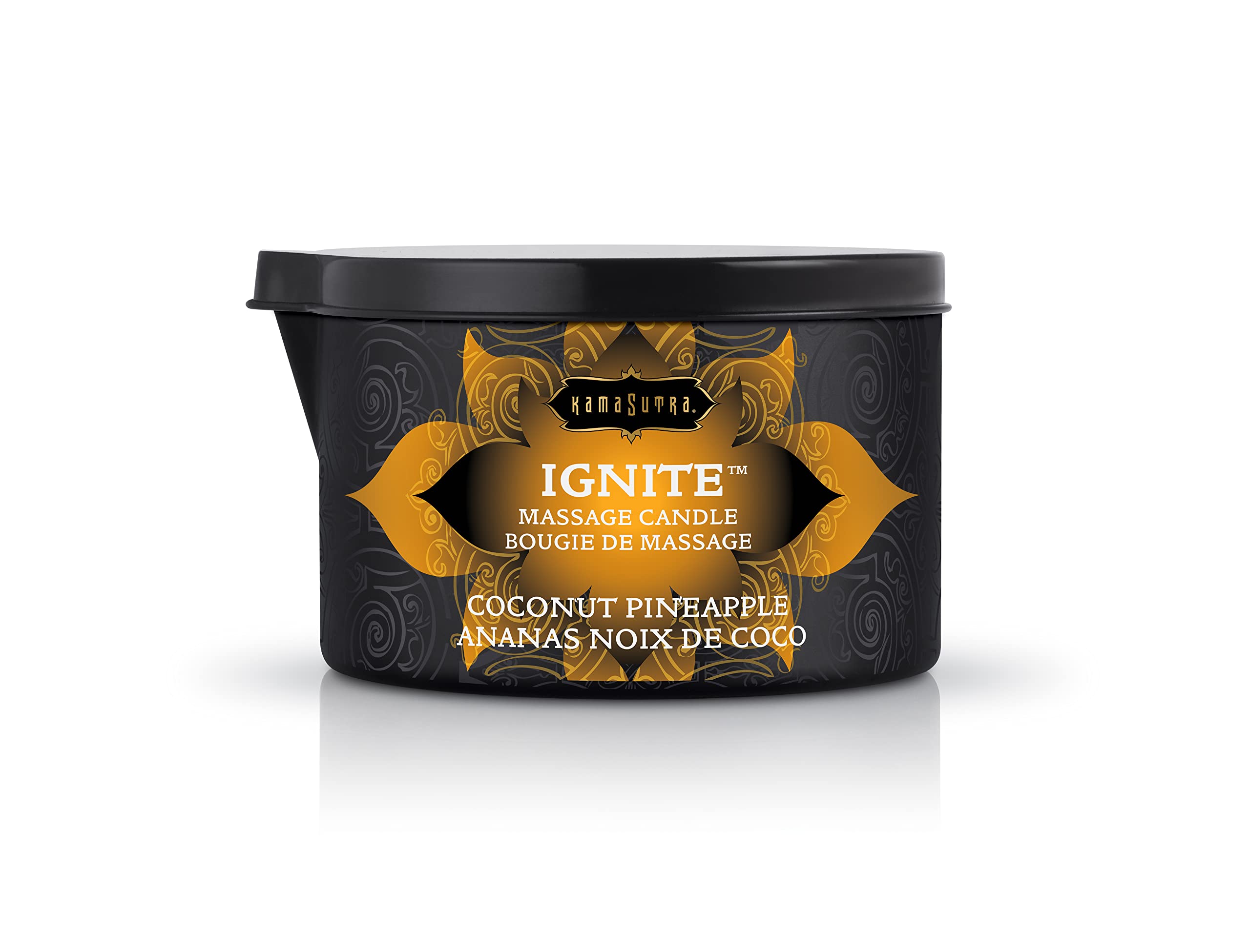 KAMA SUTRA Ignite coconut pineapple pour spout design for easy application.