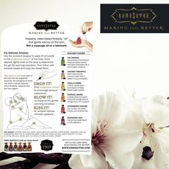 KAMA SUTRA Oil of Love Vanilla Creme being applied to skin for intimacy