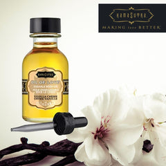 Texture swirl of KAMA SUTRA Oil of Love Vanilla Creme on skin