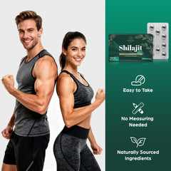 Kanacoufce Shilajit tablets fulvic acid 85 minerals support immune function and resilience.