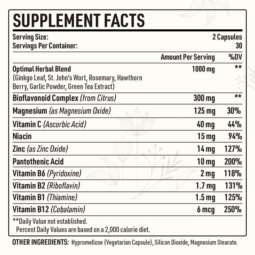 Kanacoufce tinnitus capsules 60-count easy to swallow for daily support.