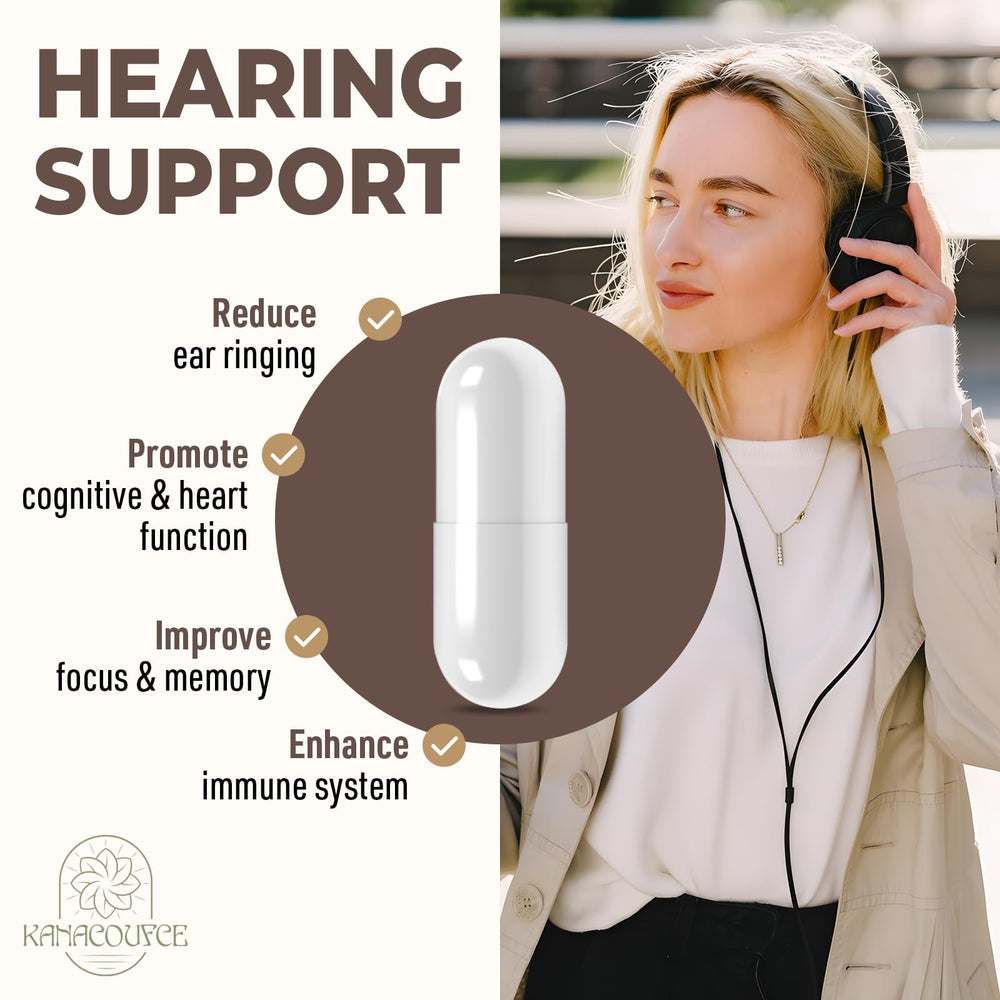 Kanacoufce tinnitus ingredient list highlights natural ingredients inside.