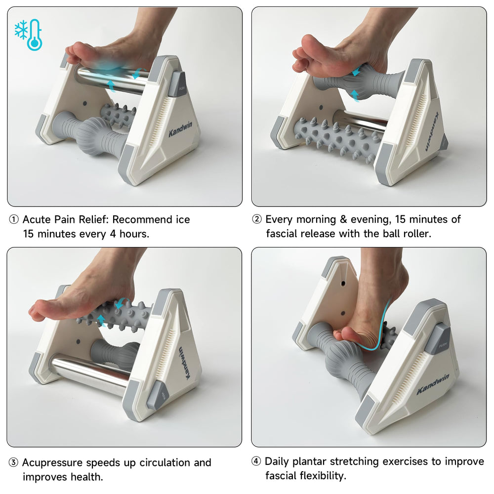 Kandwin non-slip base keeps the massager stable on any surface.