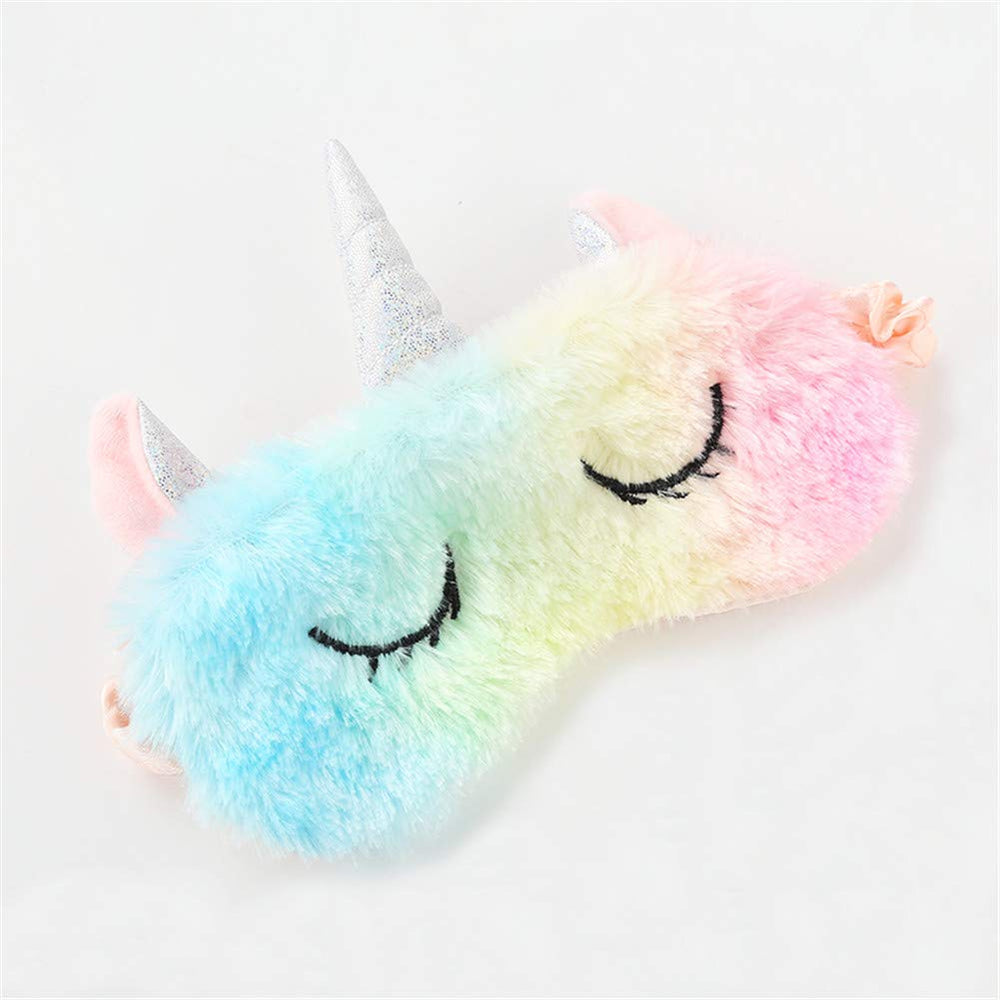 KANOA mascara unicornio arcoíris, oscuridad suave para viajes