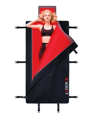Kaoudt 2025 red light therapy mat top view offers broad coverage for full-body sessions.