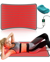 Kaoudt red light therapy mat back coverage for targeted relaxation and circulation support.