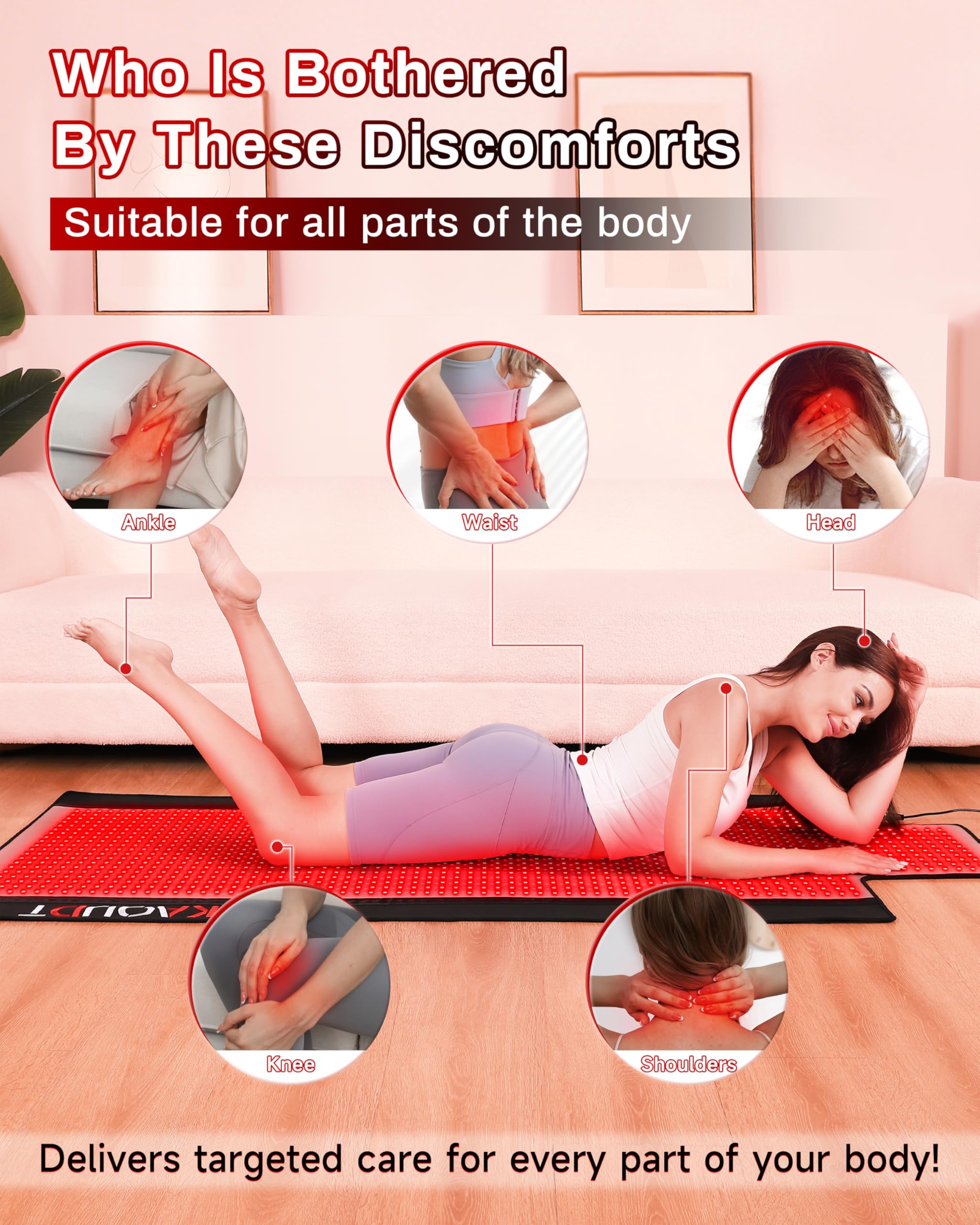 Kaoudt therapy mat folded compact for easy storage
