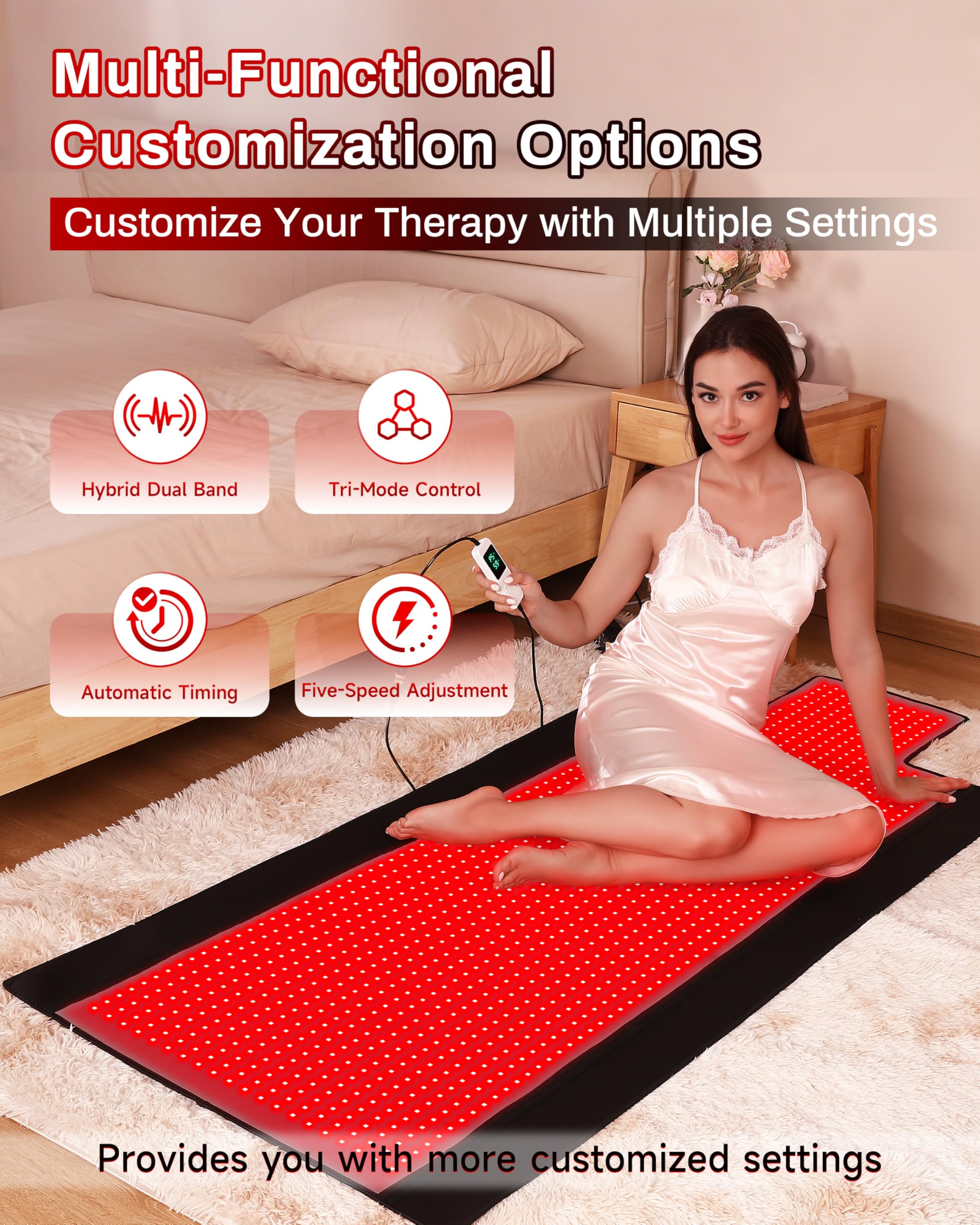 Kaoudt therapy mat in use on a calm floor for a relaxing session