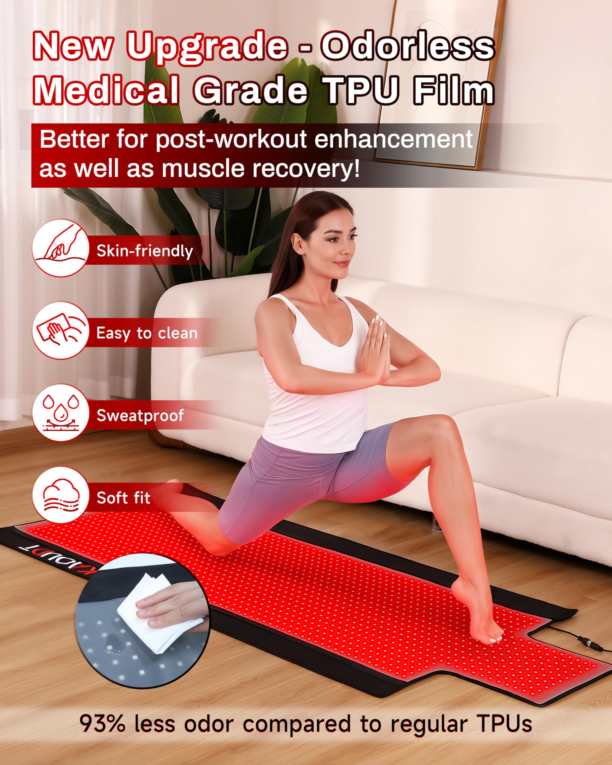 Kaoudt smart controller displaying 3-in-1 LED modes and brightness levels