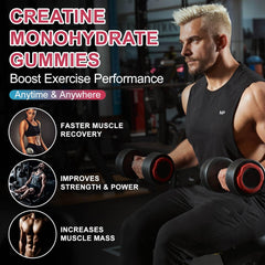 KAOXNU Creatine Monohydrate Gummies vegan gluten-free icon communicates suitability for plant-based diets.