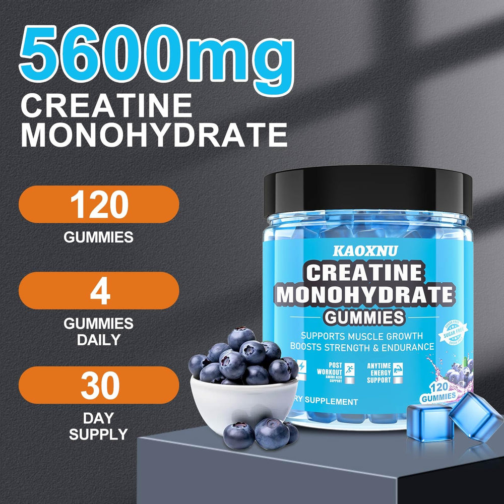 KAOXNU Creatine Monohydrate Gummies gym use scenario for on-the-go supplementation