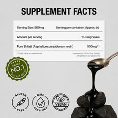 Kapiva Himalayan Shilajit resin being poured into water for daily use