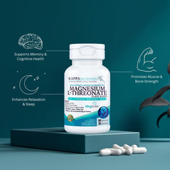 Back of the MagBrain bottle highlights third-party testing for purity.