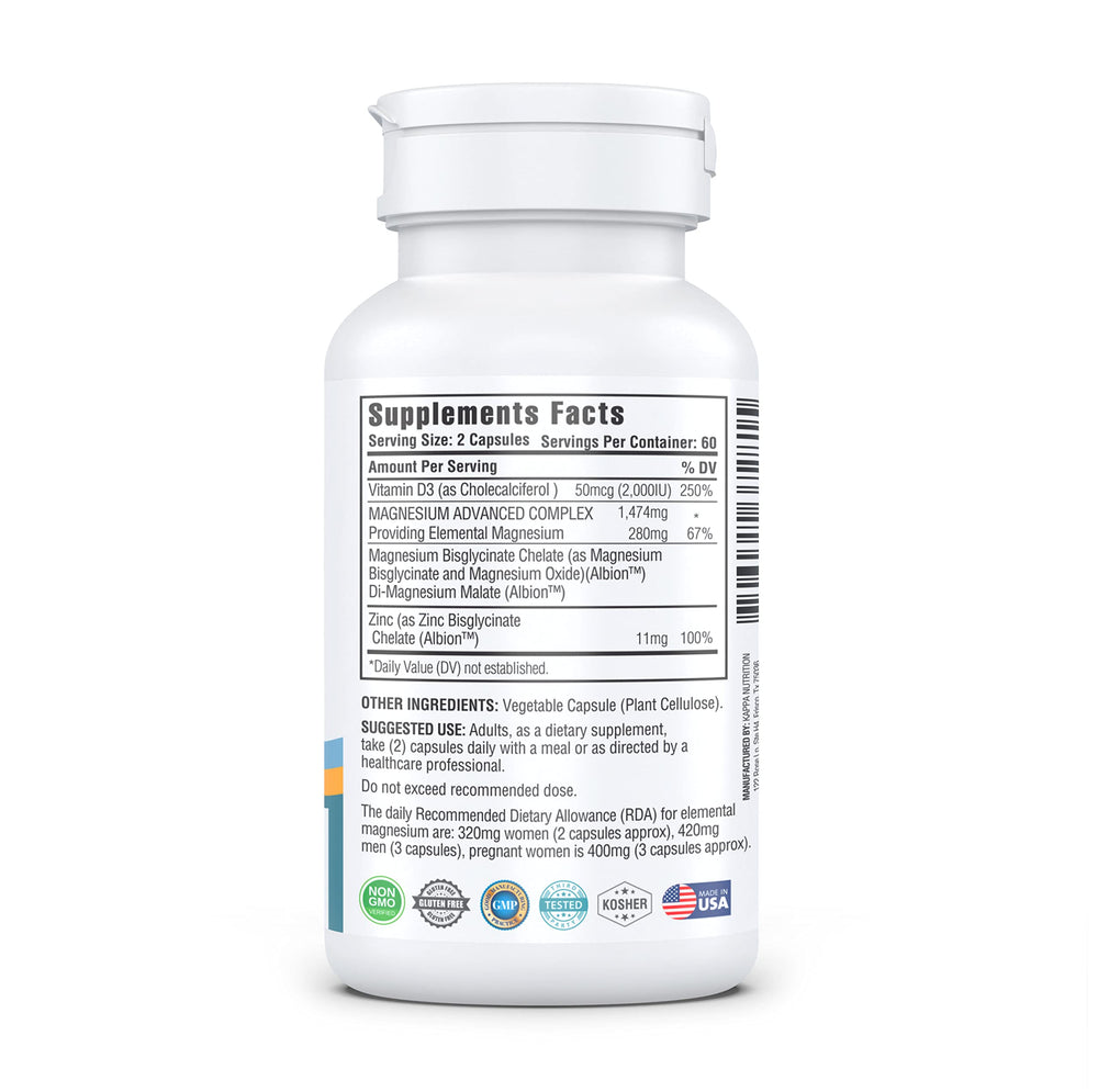 USA-made Kappa Nutrition Magnesium 4-in-1 demonstrates trusted quality and transparency
