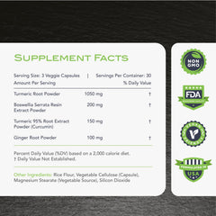 KaraMD Comfort Guard X24 ingredients label close-up for informed supplement choices and transparency.