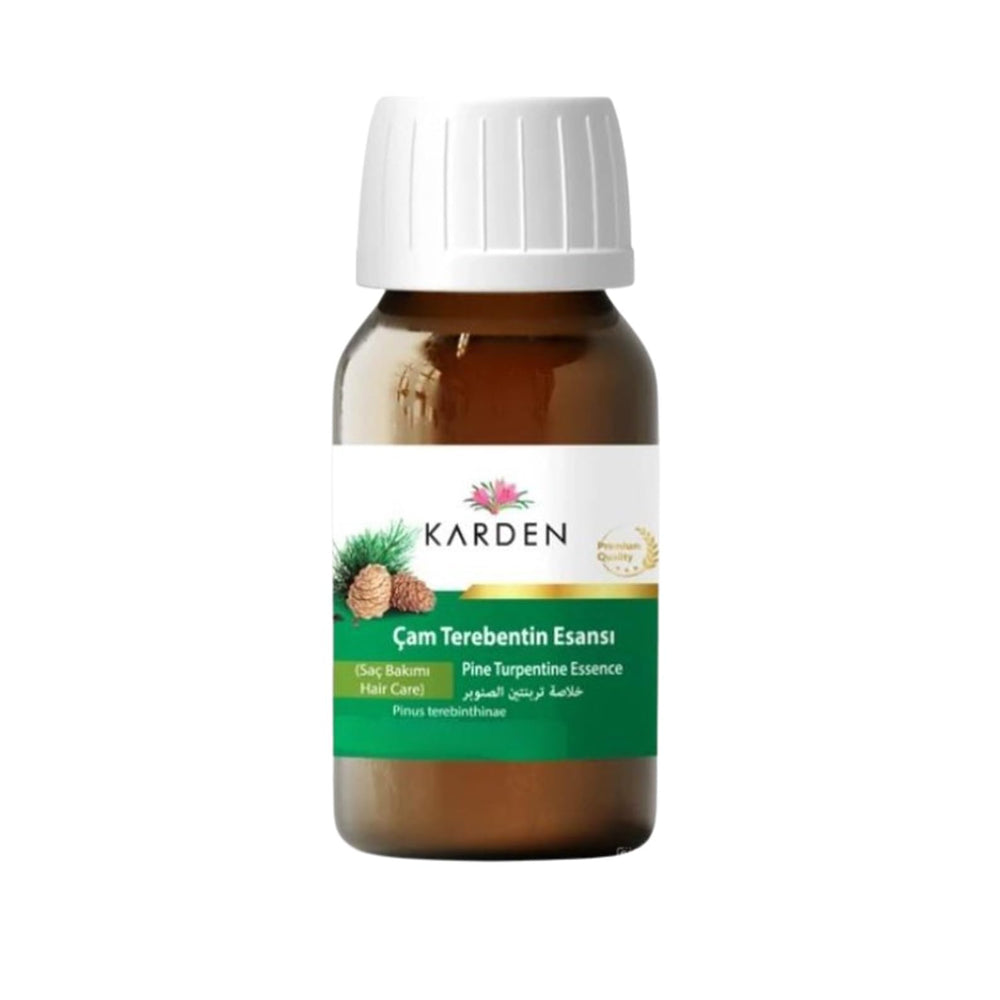 Pine turpentine essence added to shampoo for daily hair care blend