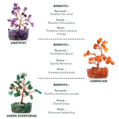 KARMAPLEDGE 7-chakra crystal trees add color and balance to workspace