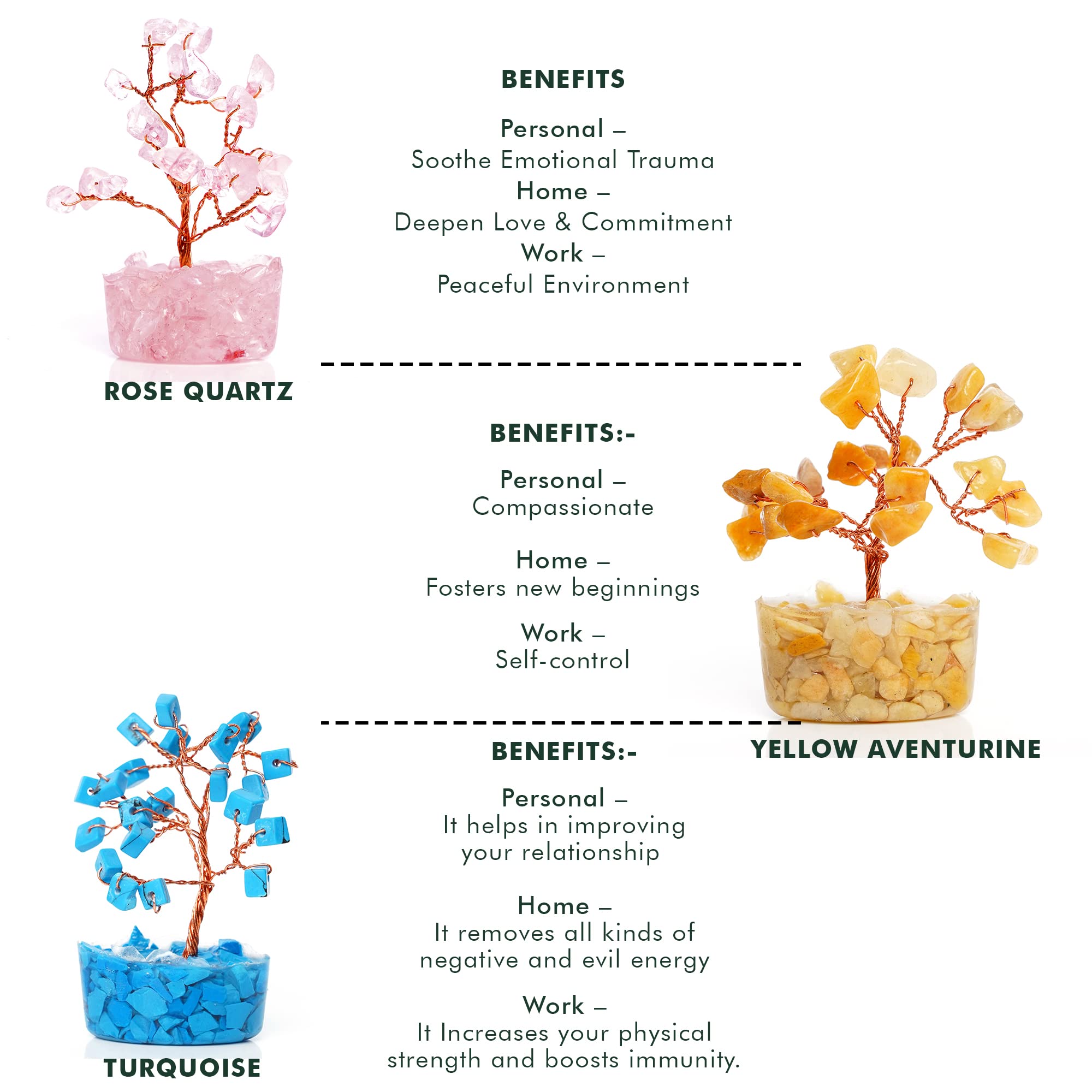 KARMAPLEDGE gift-set crystal trees provide a thoughtful present for occasions