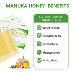 Kastormed Diabetes foot wound care with honey dressing.