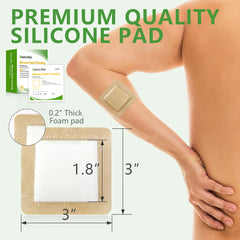 Individually wrapped packaging emphasizes hygiene and portability for care.