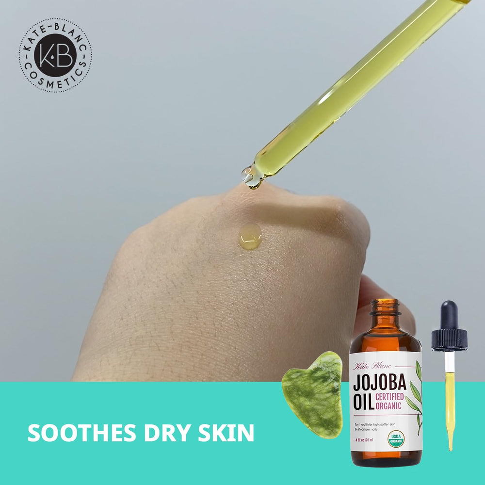 Kate Blanc Jojoba Oil Makeup Remover use is gentle.