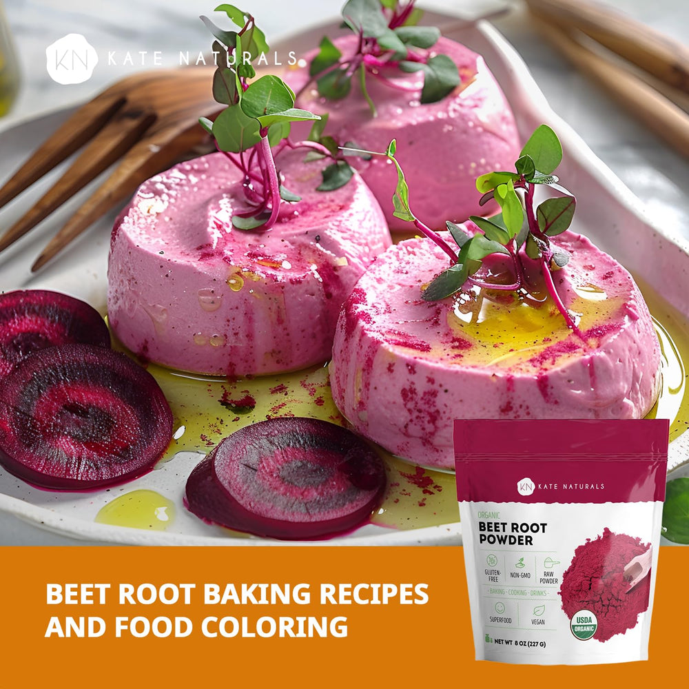 Cookies colored with Kate Naturals beet root powder in the dough.
